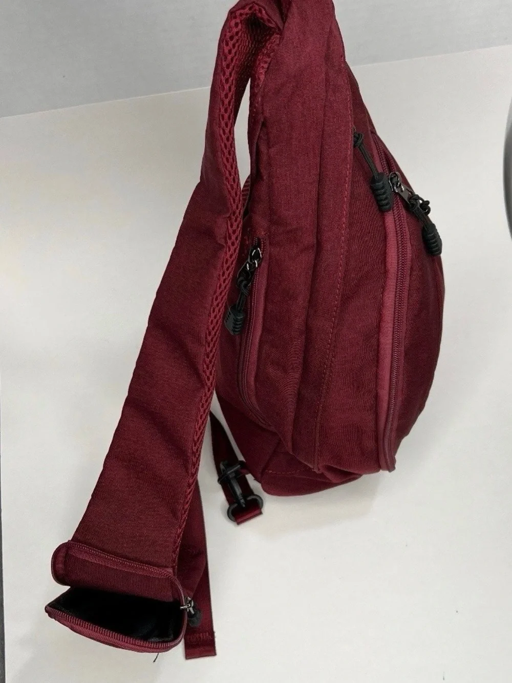 Jessie & James Sling Backpack Tactical Burgundy Bag Removable Holster EDC. CWW